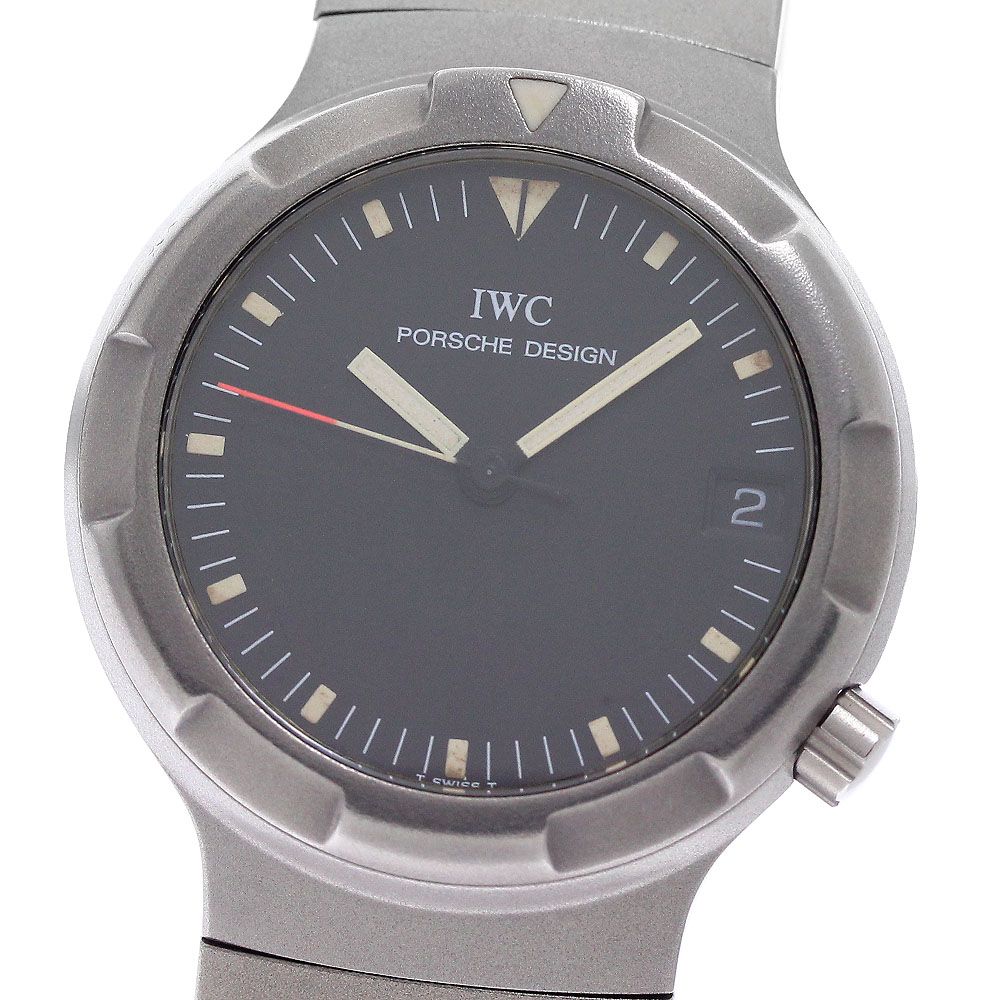 ポルシェデザイン Porsche Design by IWC デイト 自動巻き ボーイズ 良品 _962488