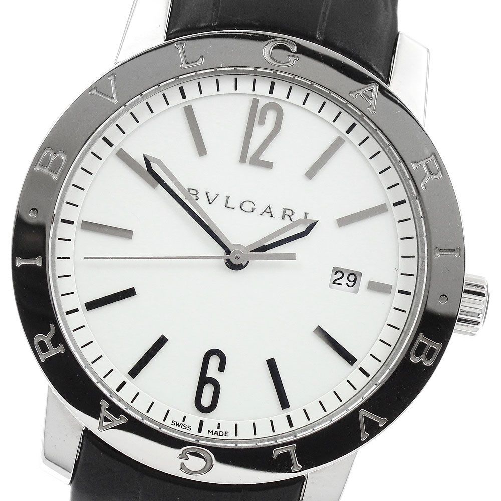 ブルガリ BVLGARI BB41S ブルガリブルガリ デイト 自動巻き メンズ 良品 保証書付き_954632