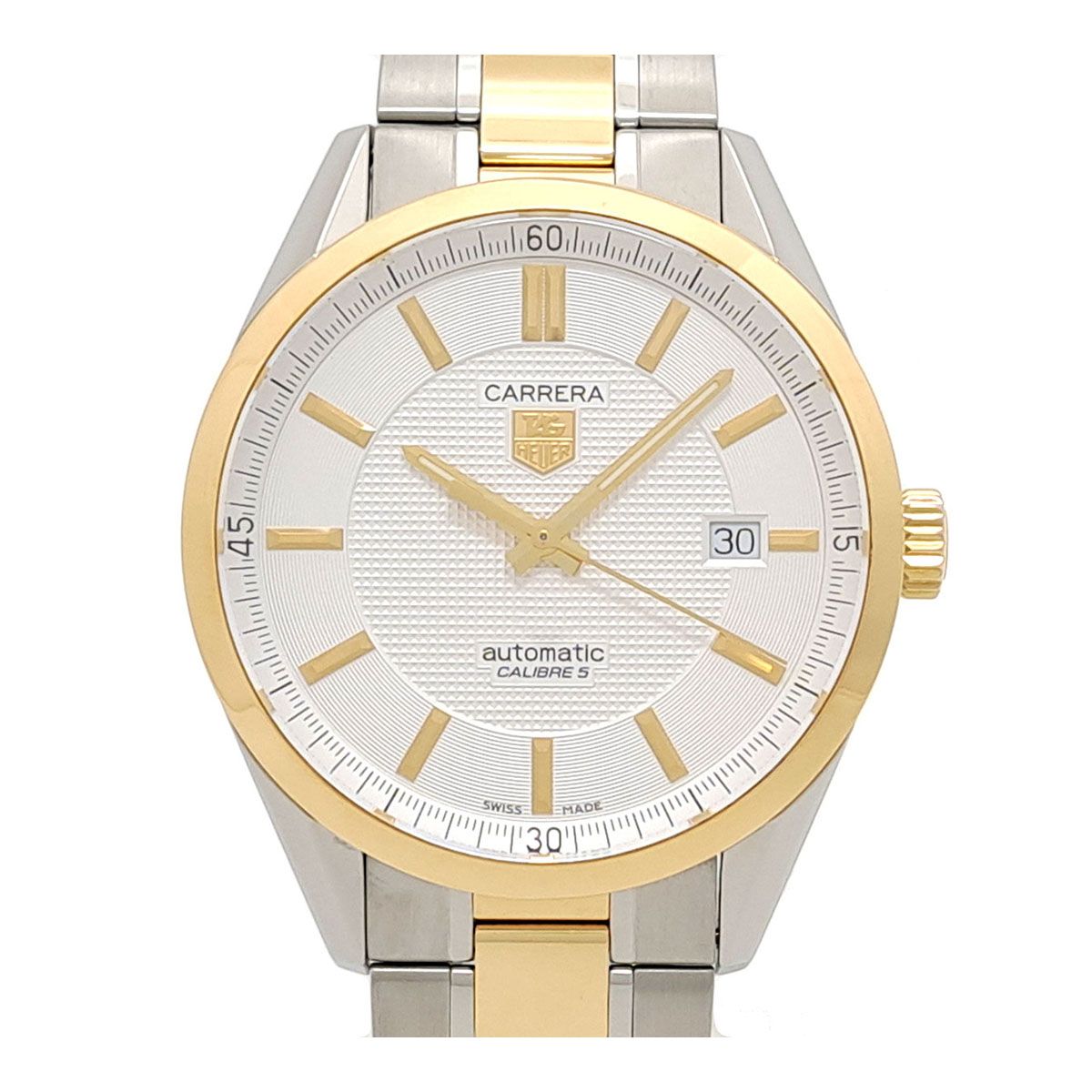 タグホイヤー カレラ WV215A-2 自動巻き ステンレススティール イエローゴールド メンズ TAG HEUER【中古】 【時計】