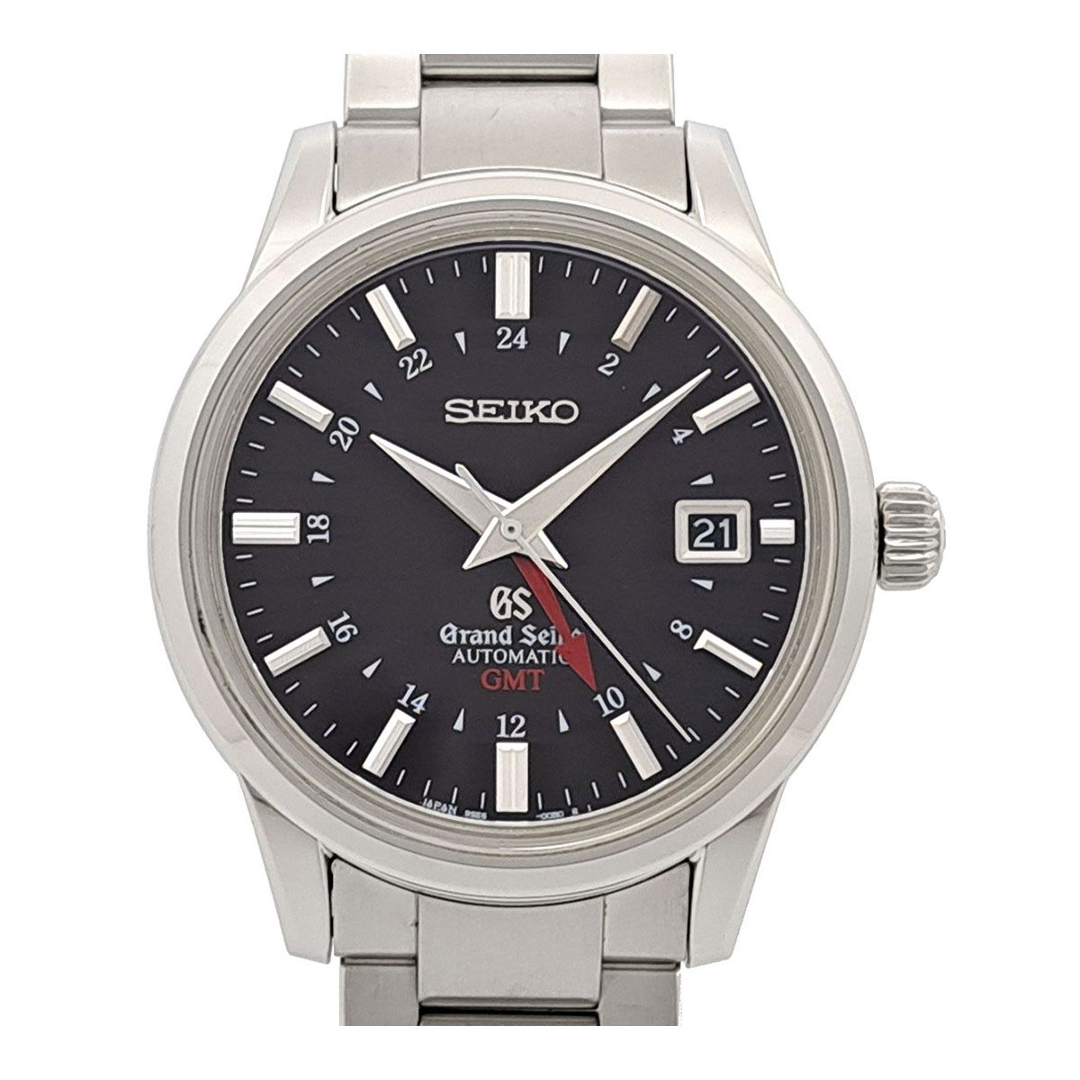 セイコー グランドセイコー メカニカル GMT SBGM009 自動巻き ステンレススティール メンズ SEIKO【中古】 【時計】