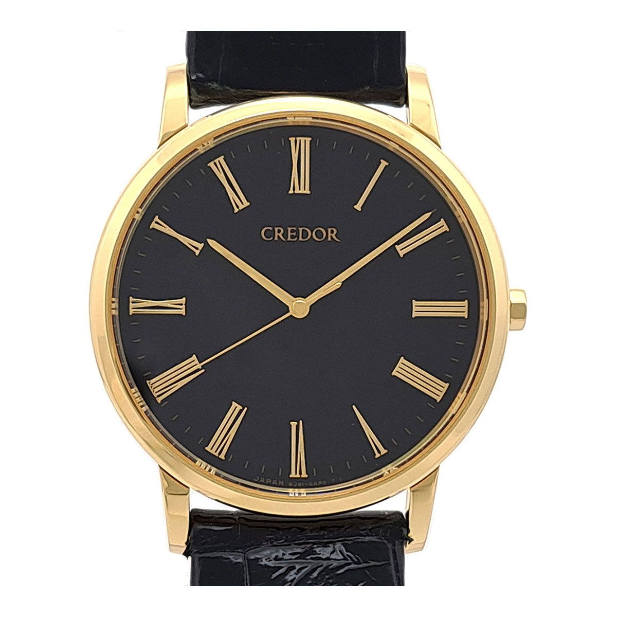 セイコー クレドール シグノ イエローゴールド GBAR020 クオーツ イエローゴールド メンズ ボーイズ SEIKO【中古】 【時計】