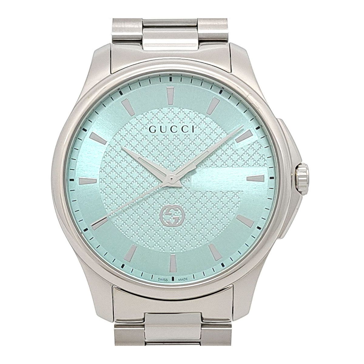 グッチ Gタイムレス YA126372 クオーツ ステンレススティール メンズ GUCCI【中古】 【時計】