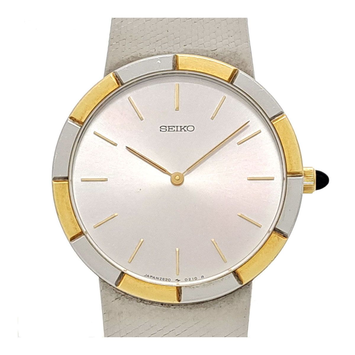 セイコー クレドール 2620-0020 クオーツ ステンレススティール メンズ ボーイズ SEIKO【中古】 【時計】