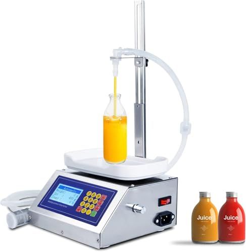 HRouGE 液体充填機 高精度計量充填機 5-3200ml 定量小型液体充填機 滴下防止設計 高効率 低消費電力 過負荷保護機能 水/飲料水/白酒/ワイン/溶液など低粘性液体充填 繰り返しエラー：＜0.5％(110v）kk 24,329円
