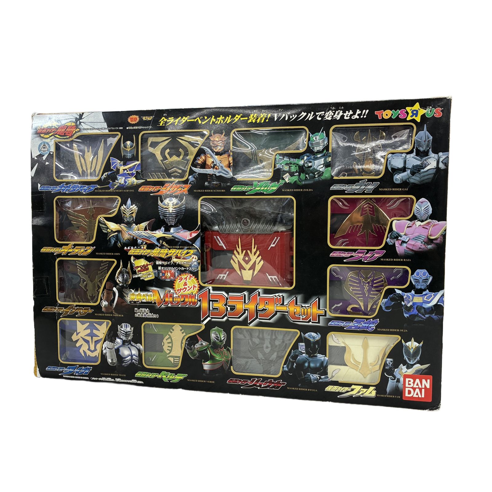 バンダイ 仮面ライダー龍騎 変身ベルトVバックル 13ライダーセット 中古 良好 W11334864