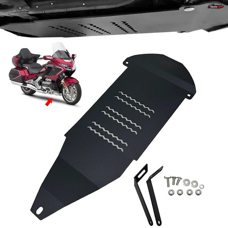 ホンダ ゴールドウイング GL1800 ゴールドウイング F6B 2018-2025 用モーターサイクルエンジンプロテクター ベリーパンカバーガード ボトム