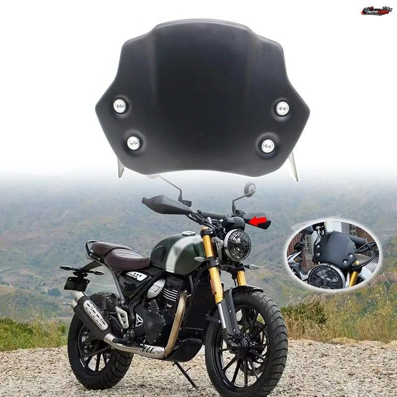 SPEED400 SCRAMBLER400 X SPEED 400 SCRAMBLER 400X 2024-2025 用ウインドスクリーン モーターサイクル ウインドディフレクター ウインドシ