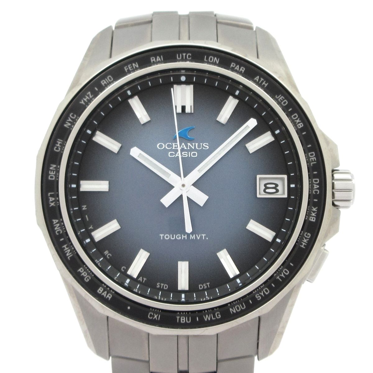 CASIO (Casio) Watch Oceanus Manta OCW-S400 Boys Mobile Link/Metal Band Black Gradation