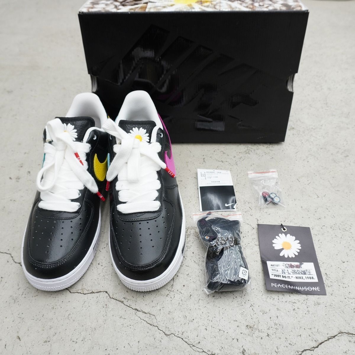 国内正規 新品 NIKE ナイキ × PEACEMINUSONE ピースマイナスワン AQ3692-004 AIR FORCE 1 07 PARANOISE エア フォース パラノイズ 3617Q♪