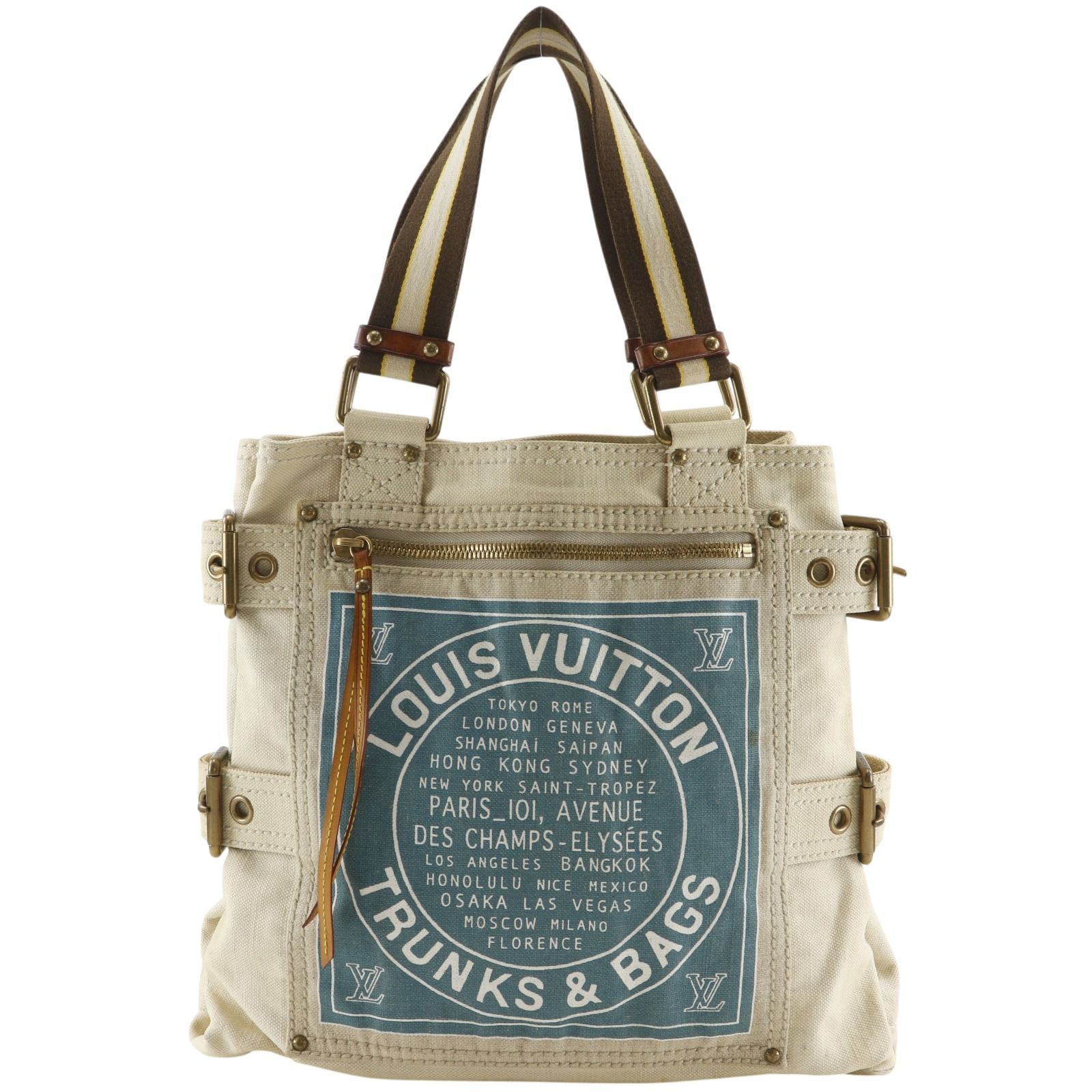 【LOUIS VUITTON】ルイ・ヴィトン グローブショッパーMM クルーズコレクション M95114 キャンバス VI0016 ユニセックス トートバッグ