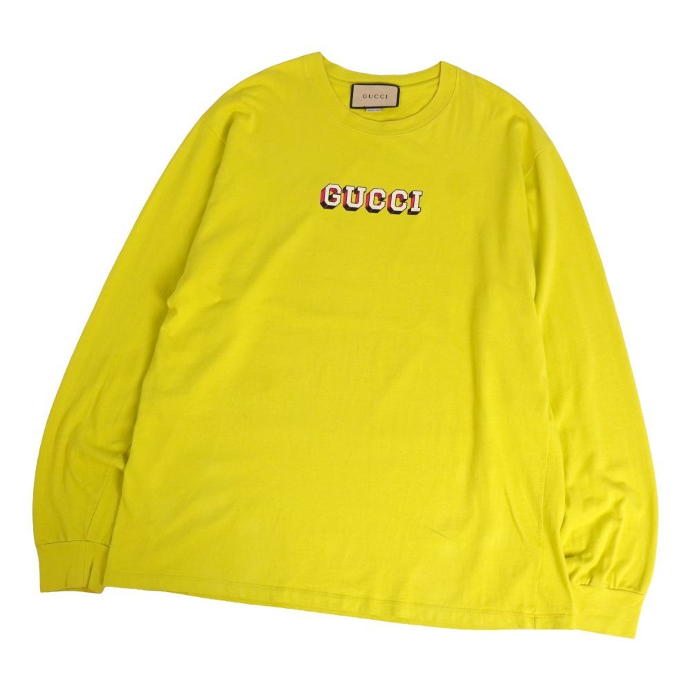 高質で安価美品 グッチ GUCCI Tシャツ カットソー ロングスリーブ 長袖