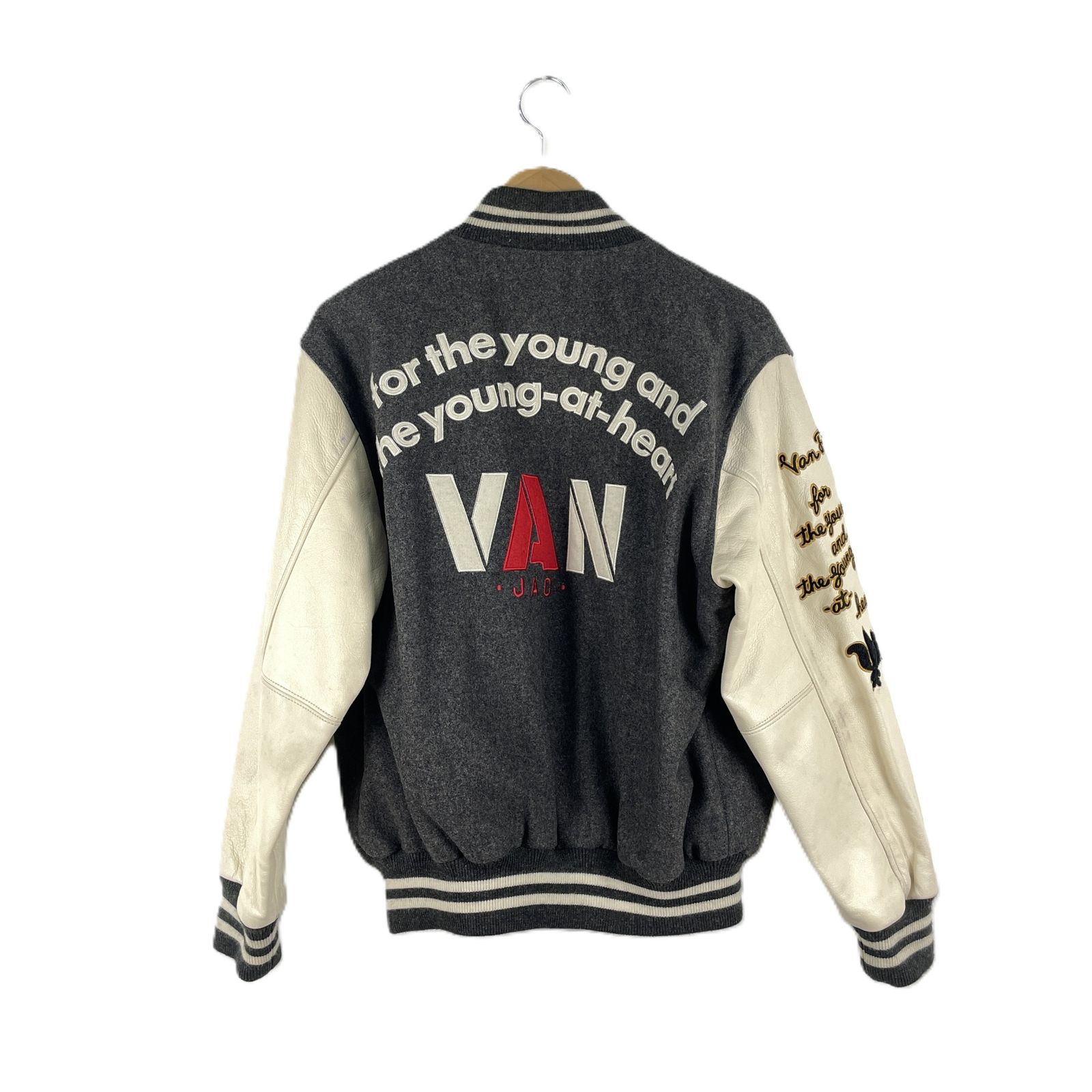 VAN JACKET ヴァンヂャケット 044M08-00023 袖レザー切り替え 