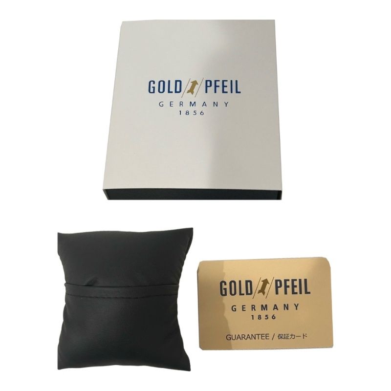 GOLD PFEIL ゴールドファイル ウォッチ G41002GB 腕時計メンズ クオーツ ブラック文字盤 【新品】 12605K8