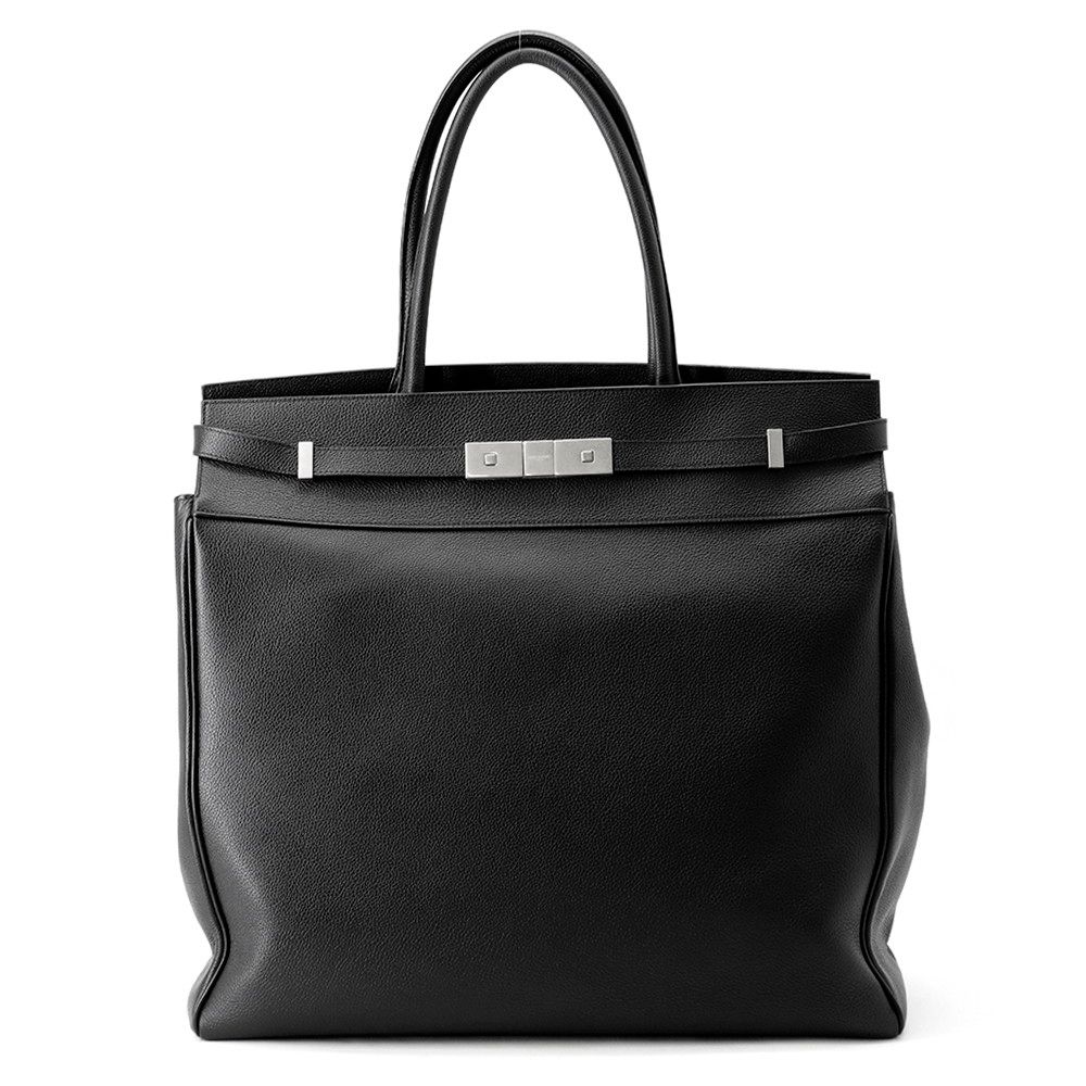 サンローランパリ トートバッグ マンハッタン N/S レザー 757302 SAINT LAURENT PARIS バッグ 黒