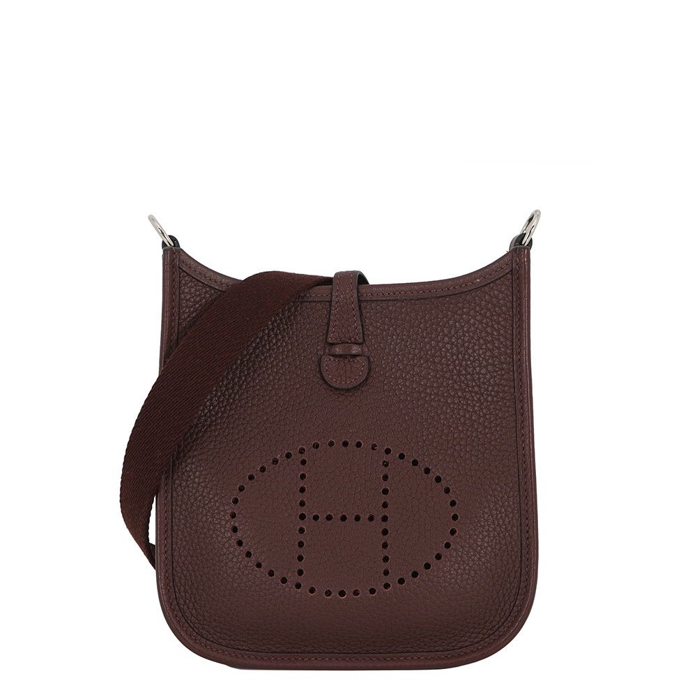 エルメス ショルダーバッグ エブリンTPM 111cm ルージュセリエ/シルバー金具 トリヨンクレマンス Y刻印 HERMES