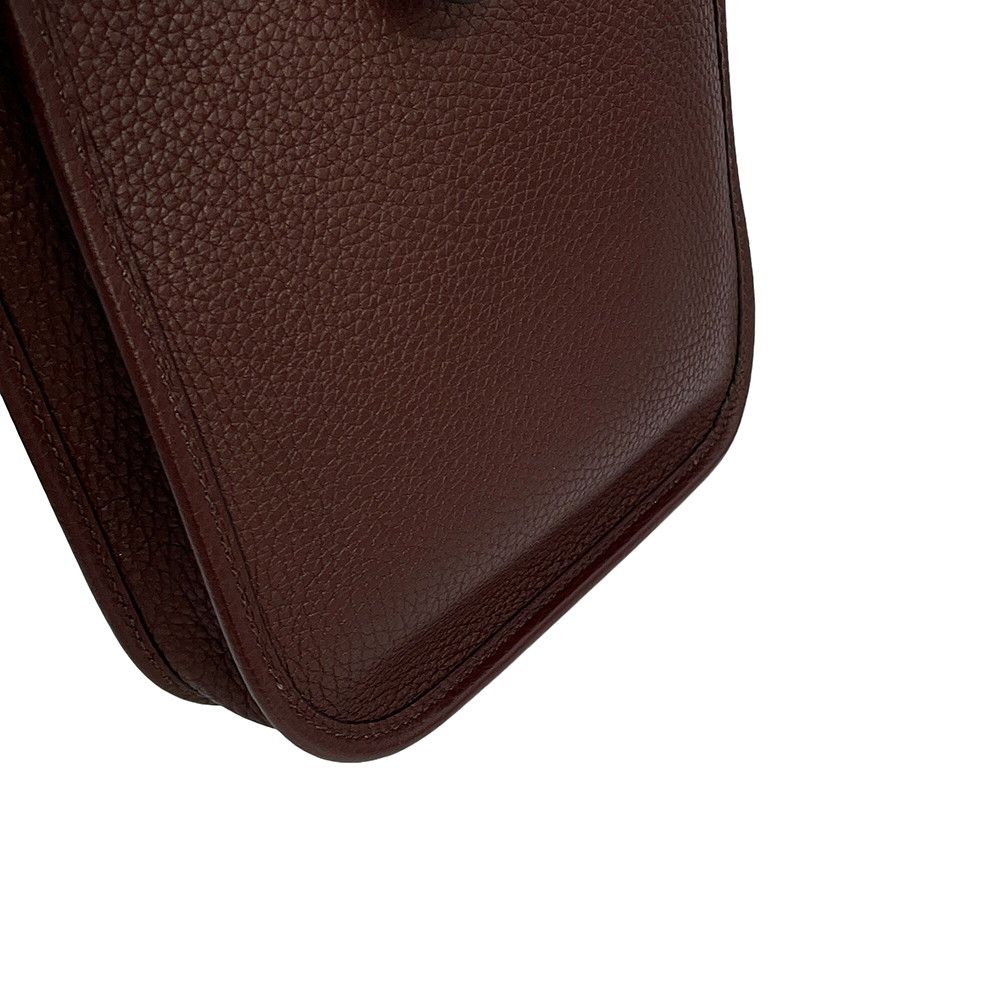 エルメス ショルダーバッグ エブリンTPM 111cm ルージュセリエ/シルバー金具 トリヨンクレマンス Y刻印 HERMES エルメス ショルダーバッグ エブリンTPM 111cm ルージュセリエ/シルバー金具 トリヨンクレマンス Y刻印 HERMES