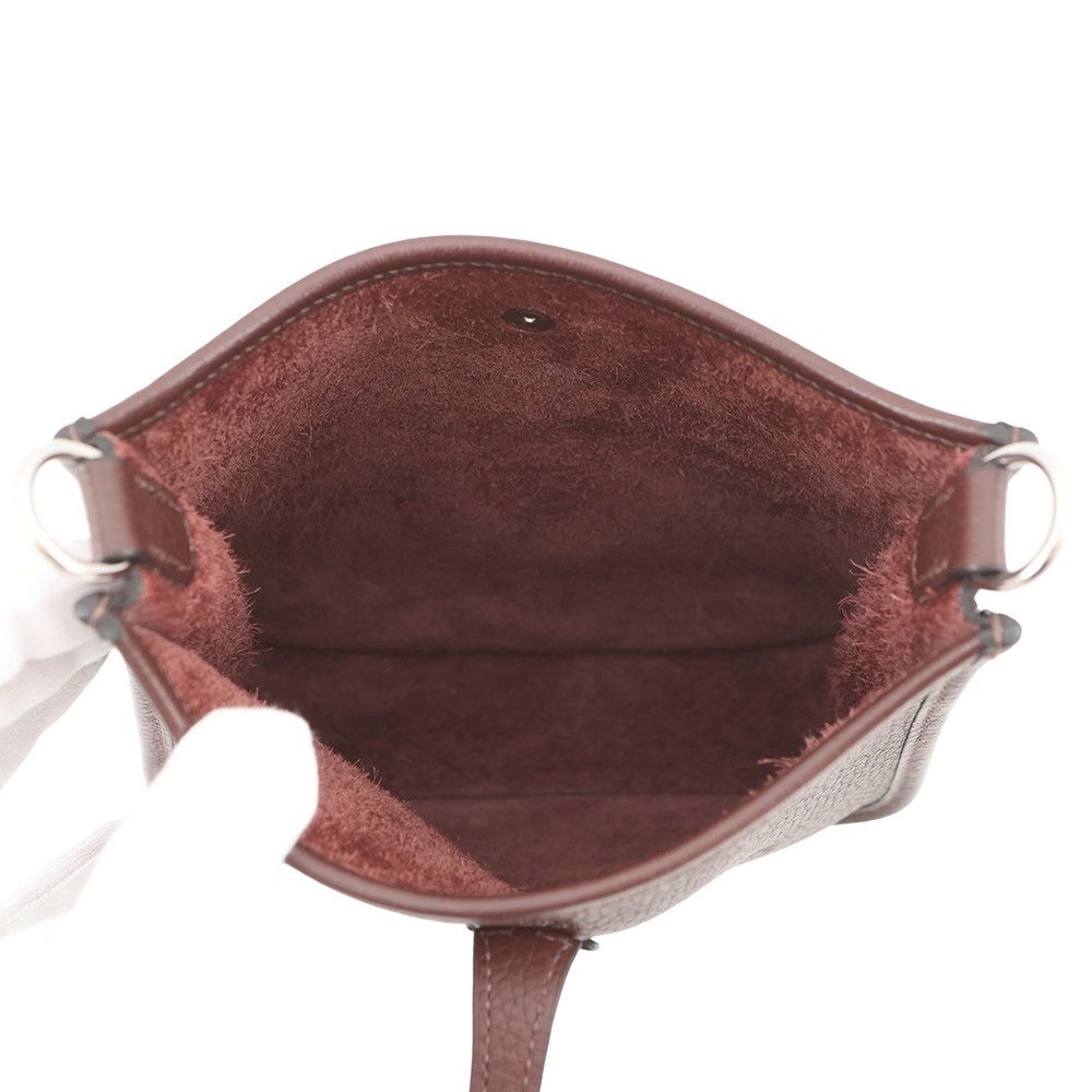 エルメス ショルダーバッグ エブリンTPM 111cm ルージュセリエ/シルバー金具 トリヨンクレマンス Y刻印 HERMES エルメス ショルダーバッグ エブリンTPM 111cm ルージュセリエ/シルバー金具 トリヨンクレマンス Y刻印 HERMES