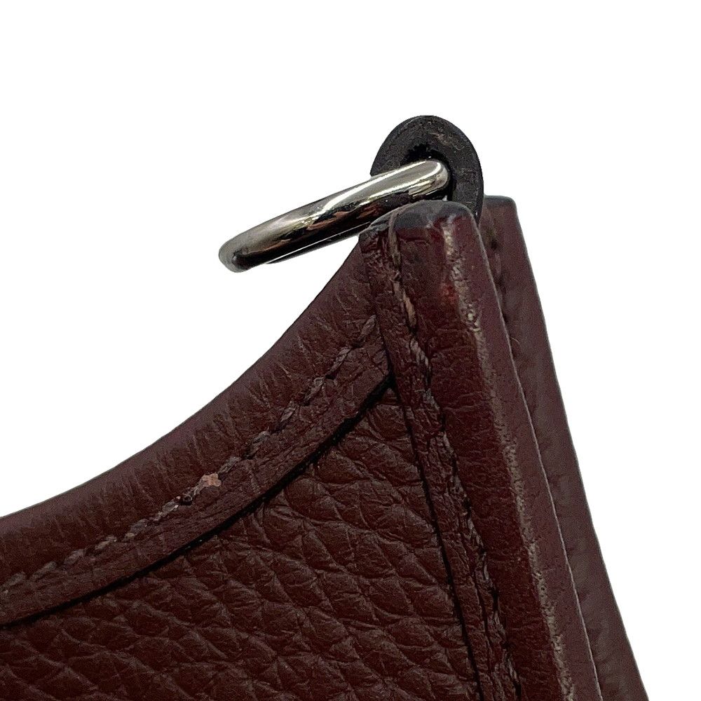 エルメス ショルダーバッグ エブリンTPM 111cm ルージュセリエ/シルバー金具 トリヨンクレマンス Y刻印 HERMES エルメス ショルダーバッグ エブリンTPM 111cm ルージュセリエ/シルバー金具 トリヨンクレマンス Y刻印 HERMES