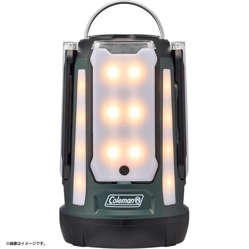 E5798◆未使用 コールマン(Coleman) クアッドマルチパネルランタン LED 防災 停電 充電式 アウトドア キャンプ ガーデン ガレージ リビング ライト ランタン 電気式ランタン 2218364