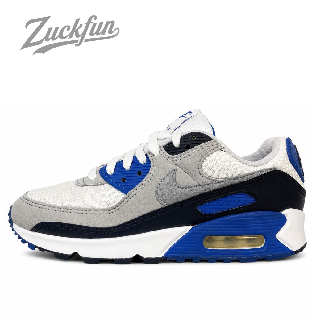 NIKE AIR MAX 90 ナイキ エアマックス 90 ホワイト グレー ブルー 白 23.5cm レディース ナイキ スニーカー U09247