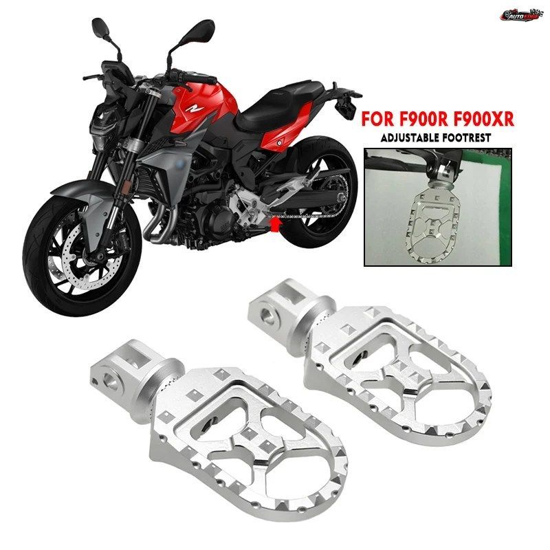 BMW F900R F900XR F 900XR 2018-2023用 - 25 オートバイ用フロントフットレスト 調節可能なフットペグ 回転式フットペグレスト