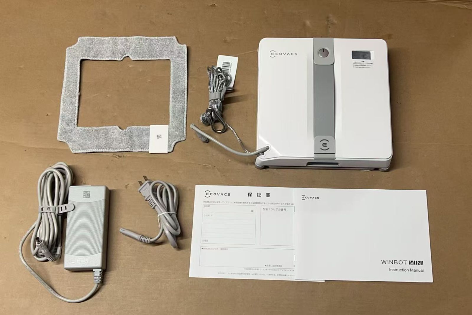 ECOVACS WINBOT MINI 窓掃除ロボット 掃除機 **4423340