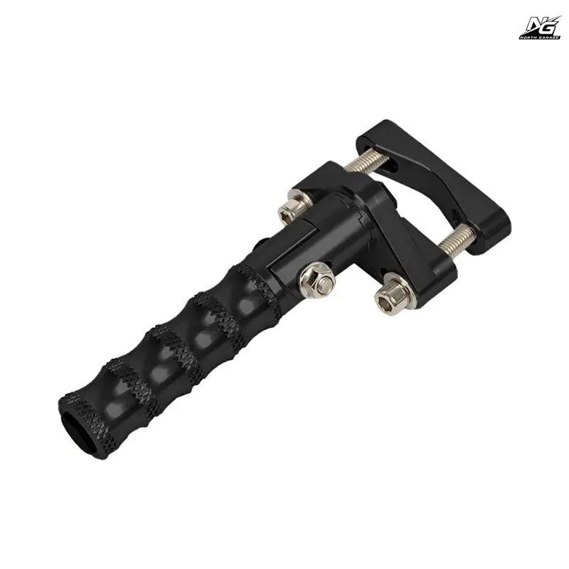 回転式折りたたみフットレスト BMW R1200GS ADV R1250GS LC S1000XR F900R- 高速道路用モーターサイクルフットペグ 22-28mm