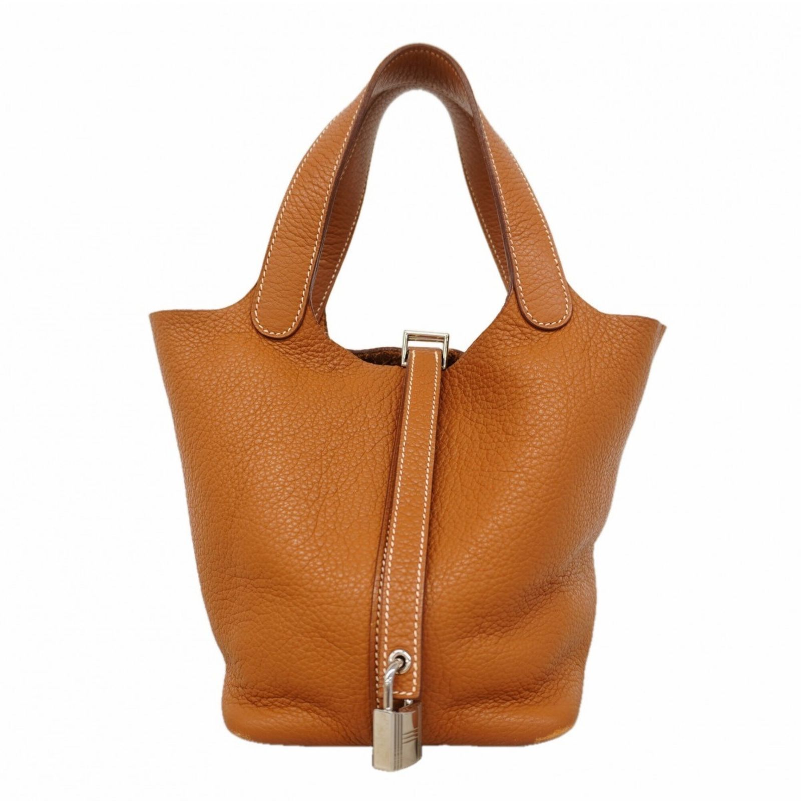 エルメス(Hermes) エルメス ハンドバッグ ピコタンロックPM トリヨンクレマンス ゴールド □M刻印レディース P2988490