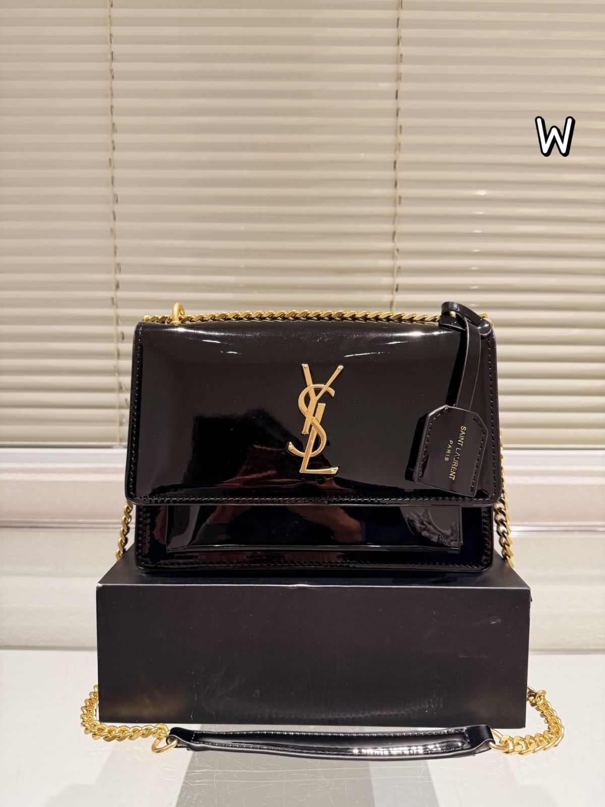 【今日特価】YSL Sunset 22cm サンセットバッグ ～王子文同款～ オリジナル皮革バージョン-WTO輸入2