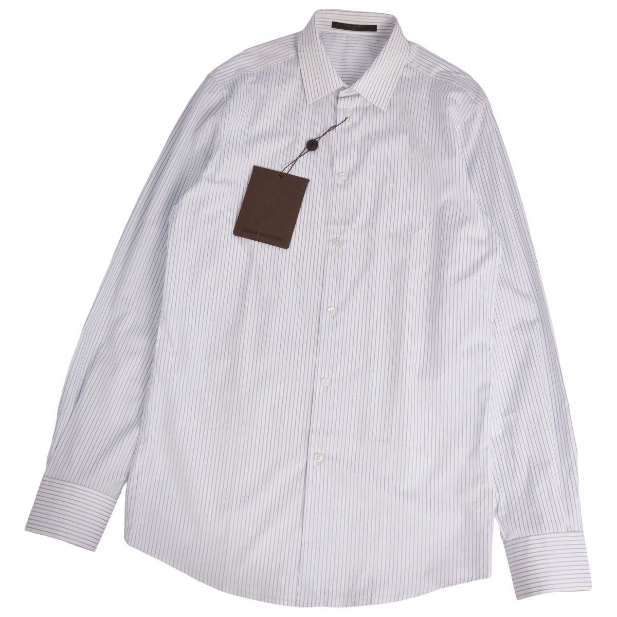 未使用 ルイヴィトン LOUIS VUITTON シャツ ロングスリーブ ストラ