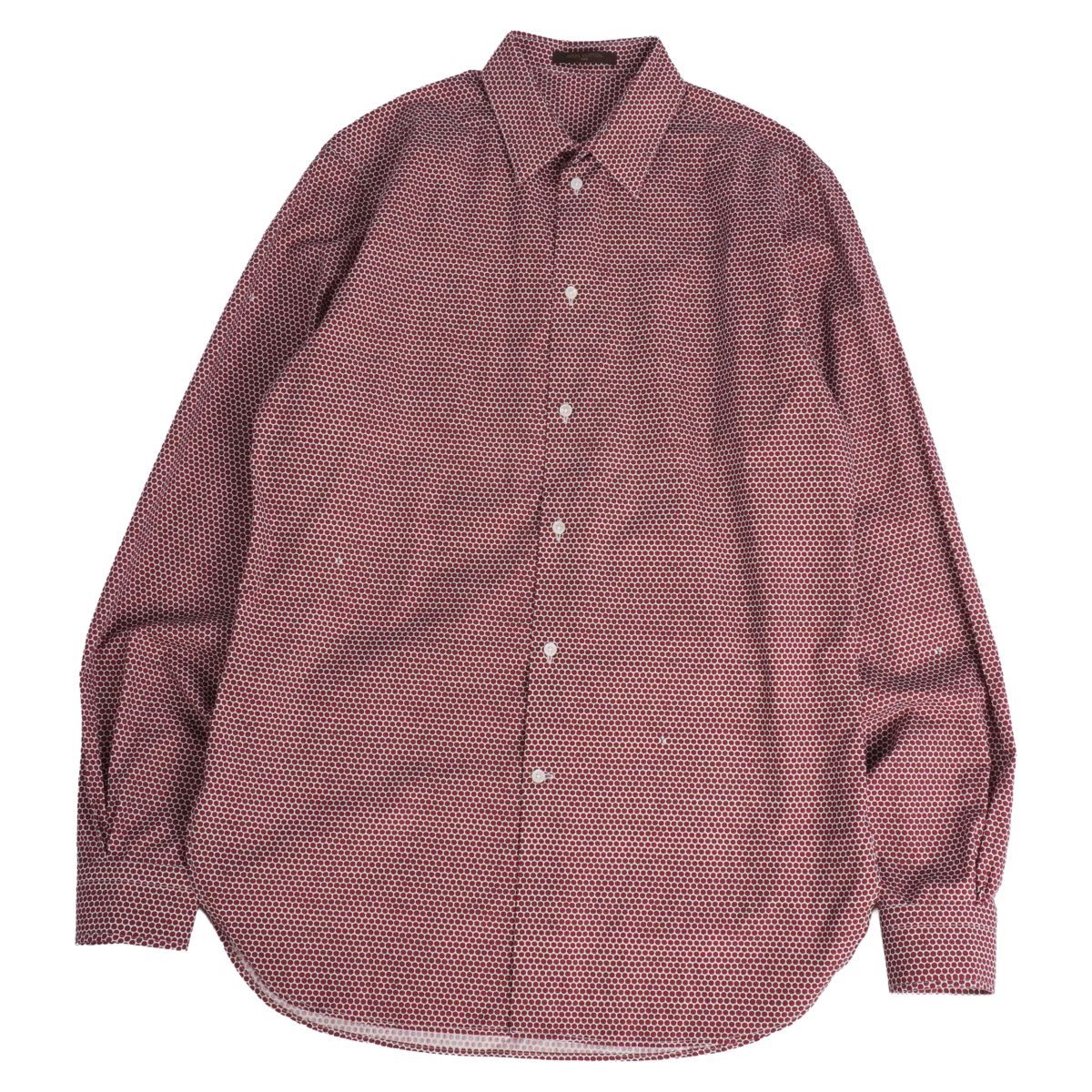 美品 ルイヴィトン LOUIS VUITTON シャツ ロングスリーブ 長袖 ド