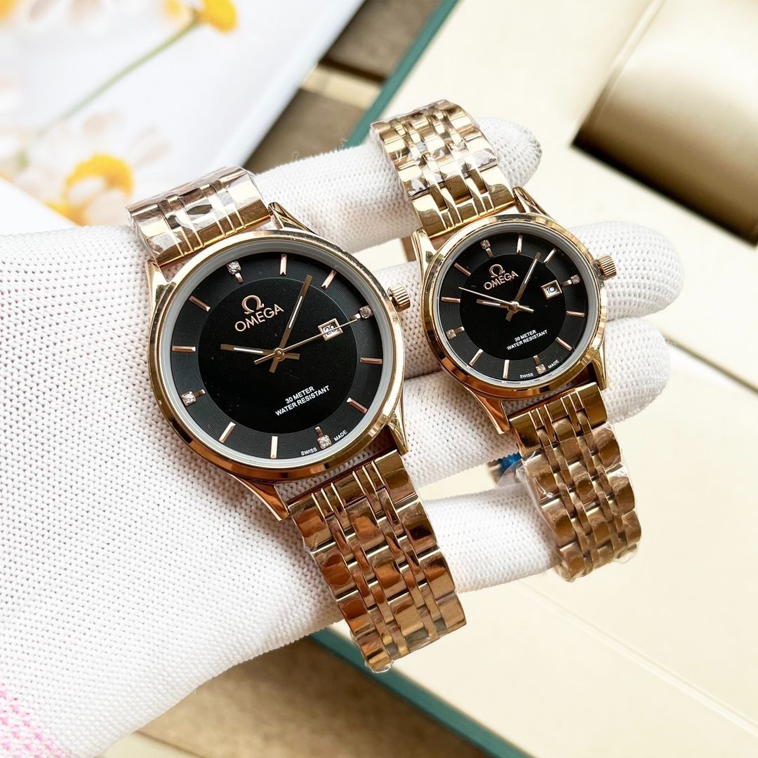 【今日特価】OMEGA カップル腕時計
