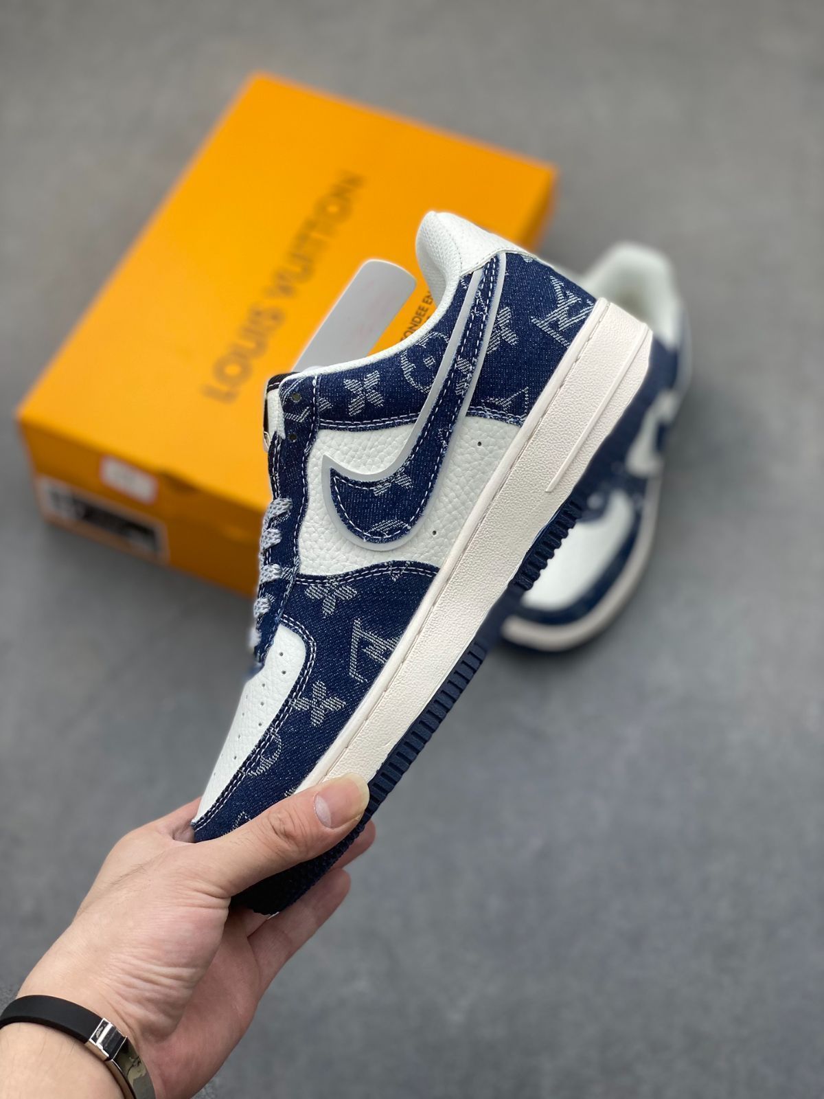 NIke Air Force 1 '07 Low LVジョイント名 - 紺色スモールダブルフック｜本日限定特価｜新品未使用