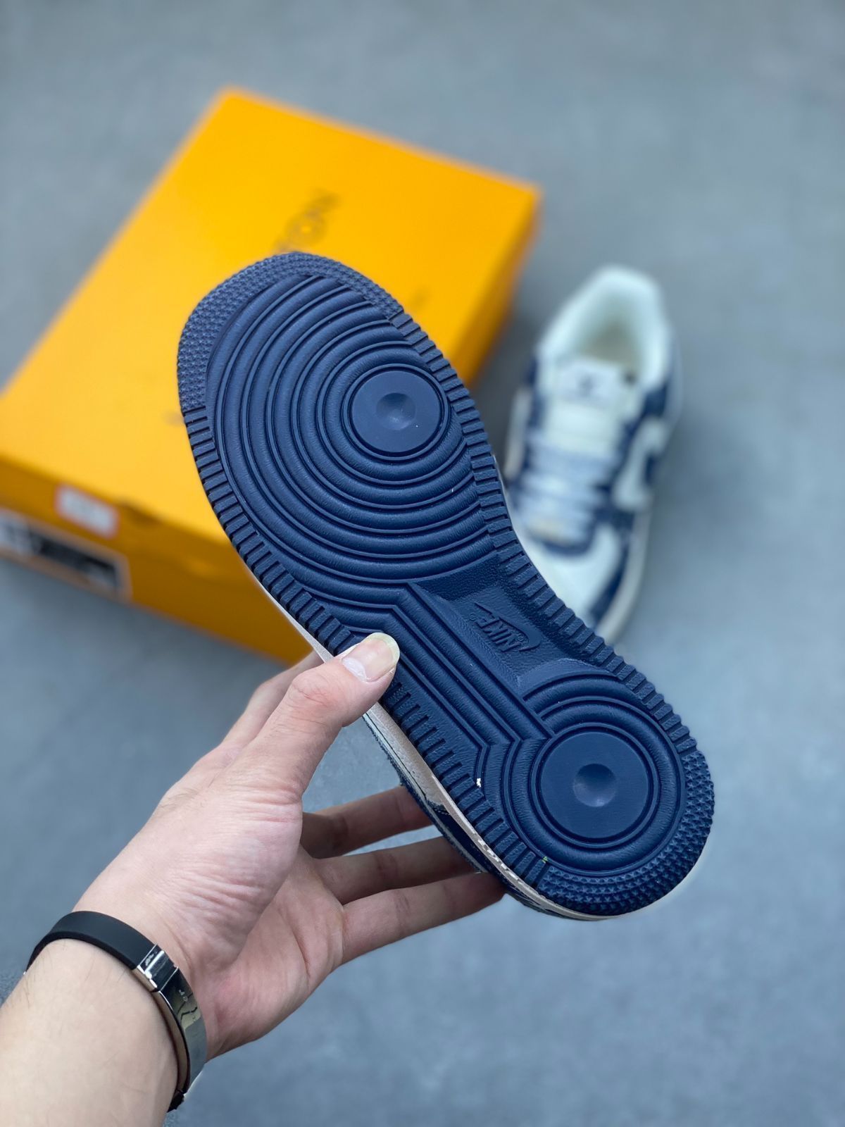 NIke Air Force 1 '07 Low LVジョイント名 - 紺色スモールダブルフック｜本日限定特価｜新品未使用