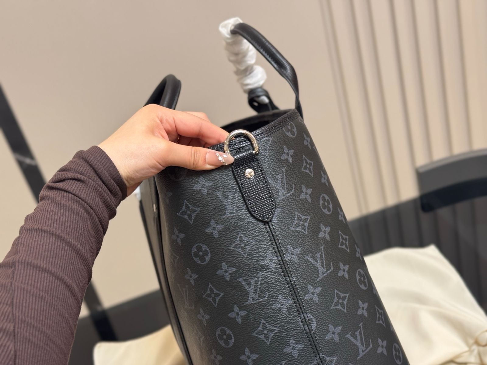 【今日特価】LV Sac Plat オリジナルバージョン メンズビジネスバッグ-WTO輸入1