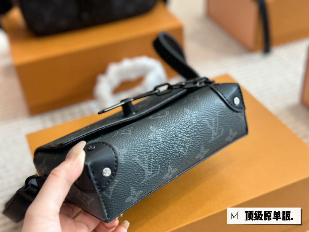 【今日特価】Louis Vuitton Steamer 小盒子 ～ブラックエンボス パーフェクトミニバッグ～-WTO輸入