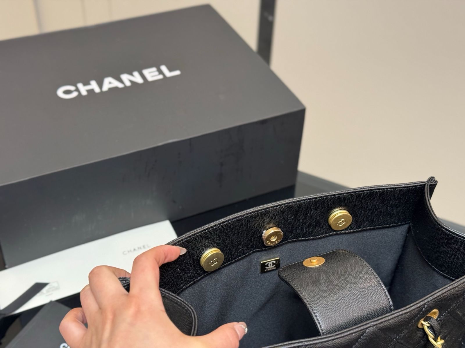 【今日特価】Chanel Tote Shopping Bag チャネル トート ショッピングバッグ-WTO輸入1