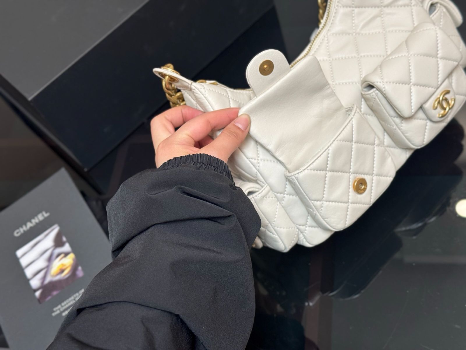 【今日特価】Chanel Hobo バッグ（シャネル ホボ バッグ）-WTO輸入3