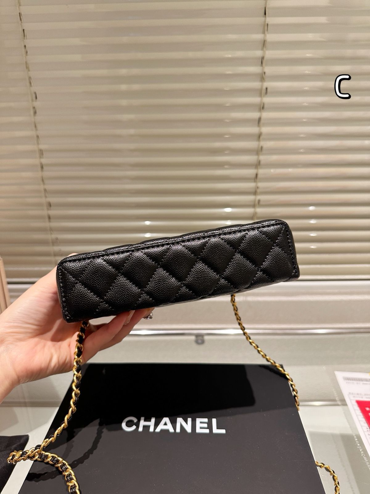 【今日特価】Chanel 25C Long Box Makeup Bag - シャネル 25C ロングボックス メイクバッグ-WTO輸入2