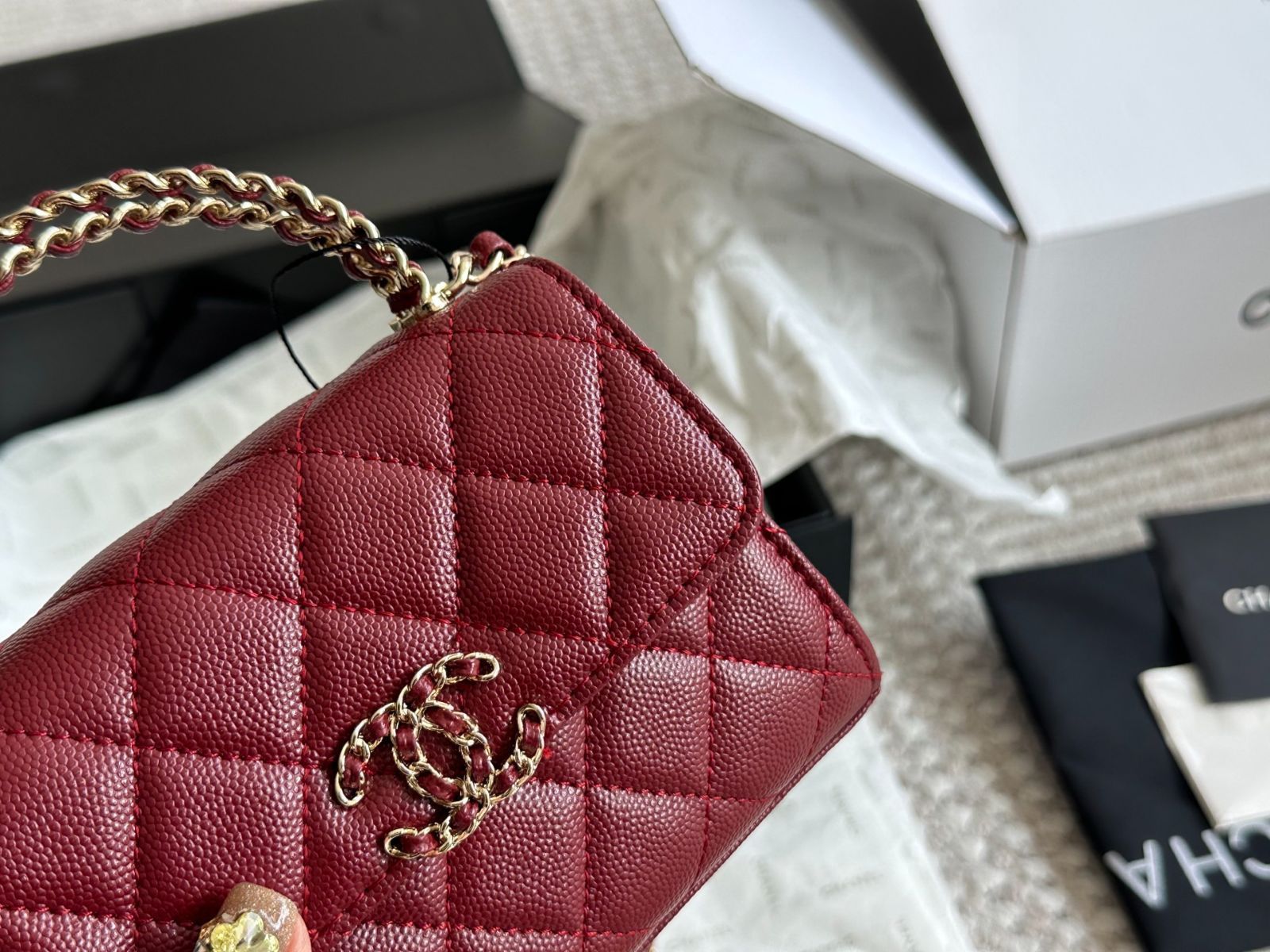 【今日特価】Chanel 23Kelly フォンバッグ(クヴェットブラウン製)-WTO輸入1 【今日特価】Chanel 23Kelly フォンバッグ(クヴェットブラウン製)-WTO輸入1