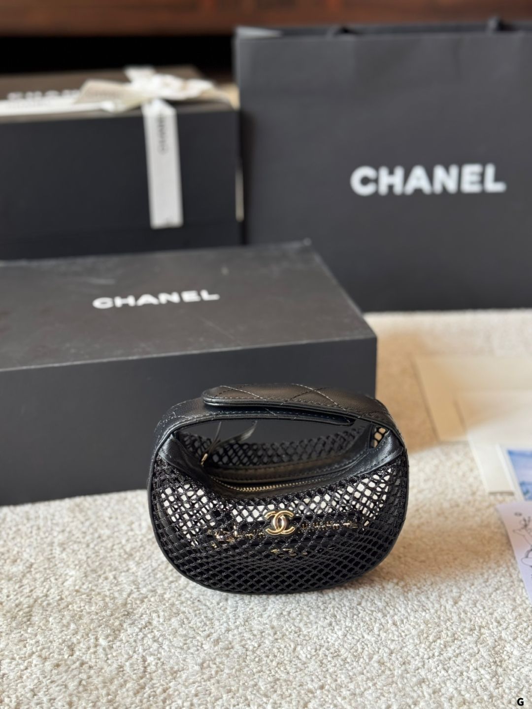 【今日特価】Chanel 25S Fishnet Bag シャネル 25S フィッシュネットバッグ-WTO輸入3