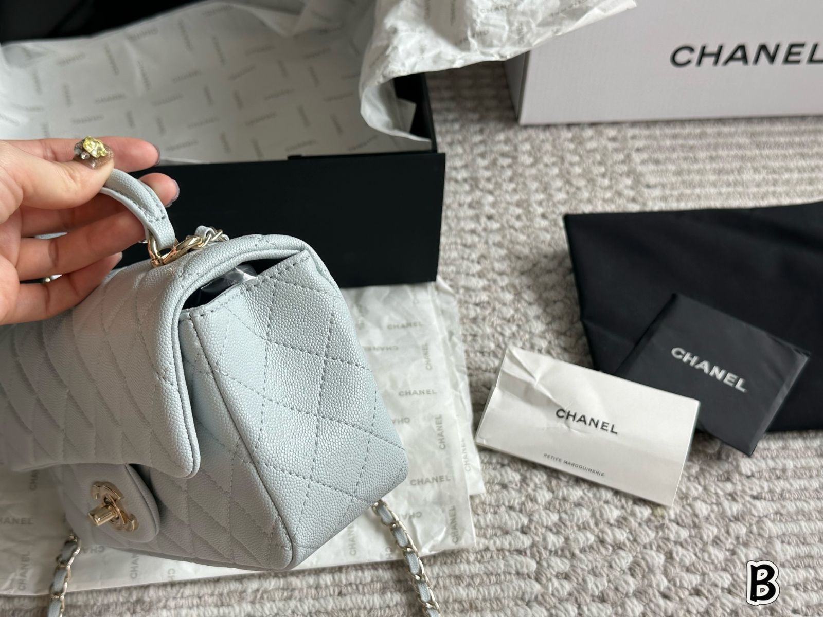 【今日特価】CHANEL CF Handle Mini Bag シャネル CF ハンドル ミニ バッグ-WTO輸入1