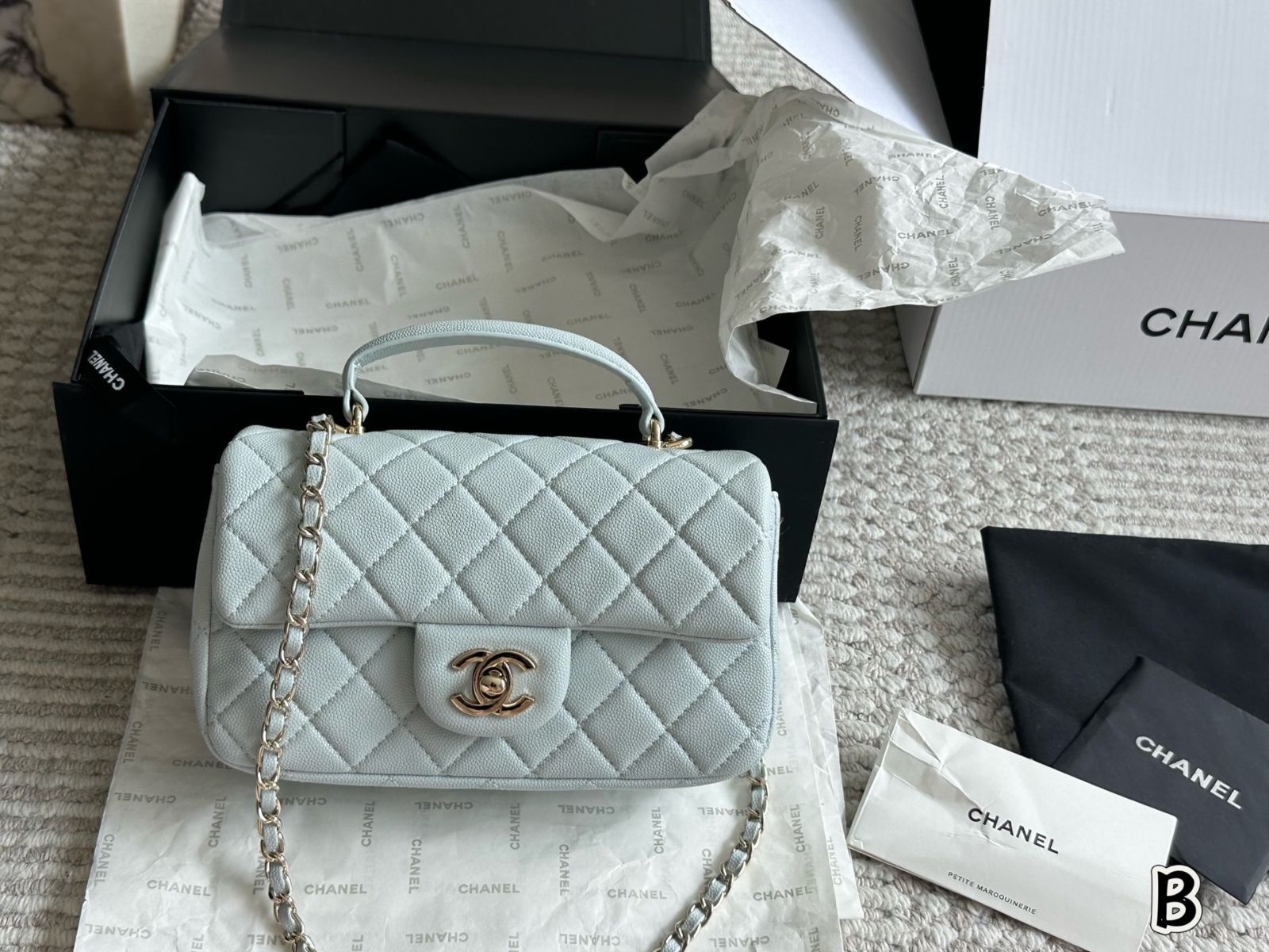 【今日特価】CHANEL CF Handle Mini Bag シャネル CF ハンドル ミニ バッグ-WTO輸入1