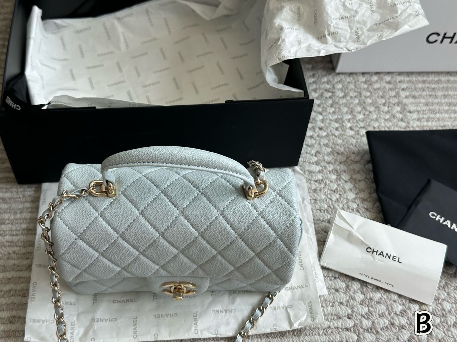 【今日特価】CHANEL CF Handle Mini Bag シャネル CF ハンドル ミニ バッグ-WTO輸入1