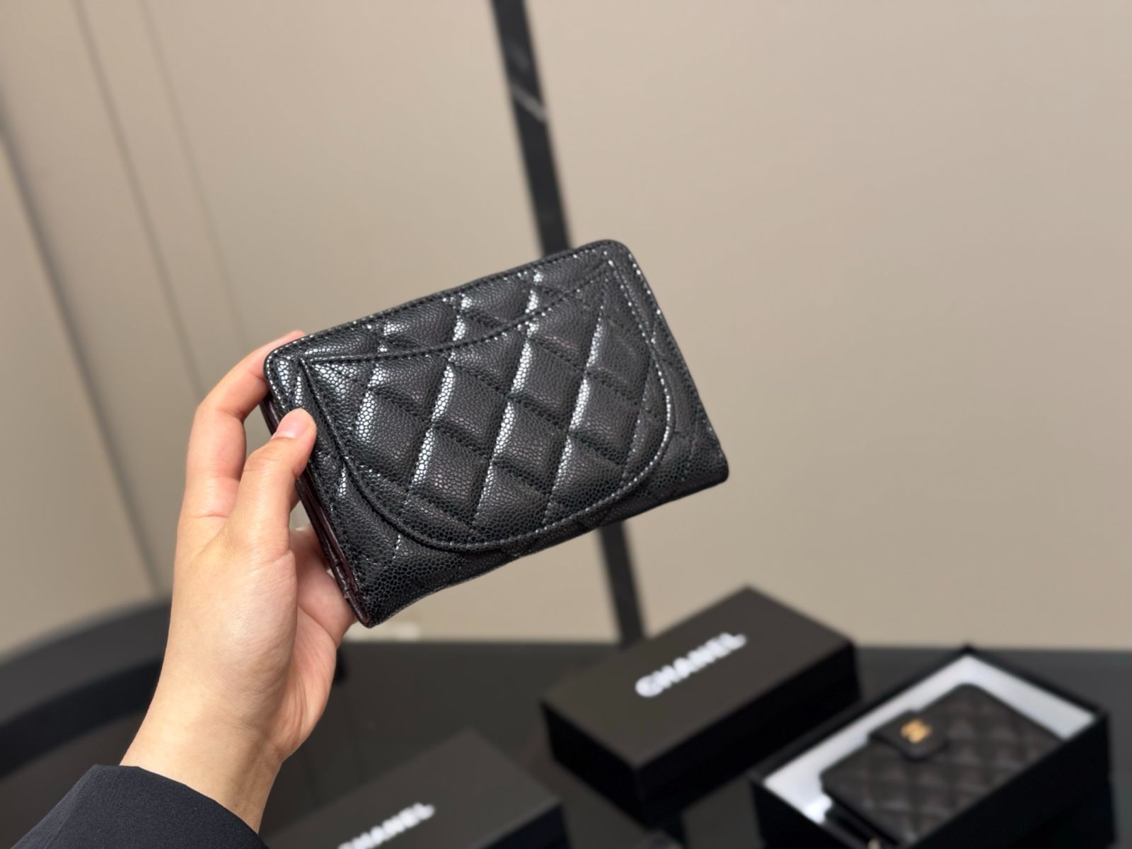 【今日特価】Chanel ショートウォレット（全皮）Elegant Design-WTO輸入