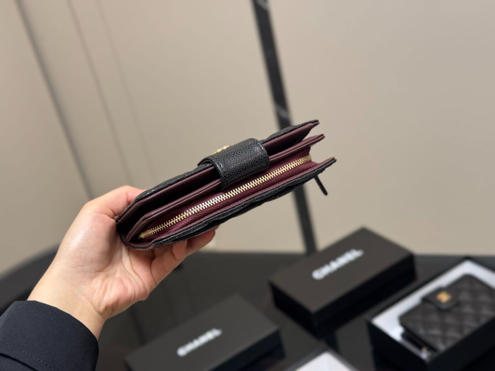 【今日特価】Chanel ショートウォレット（全皮）Elegant Design-WTO輸入