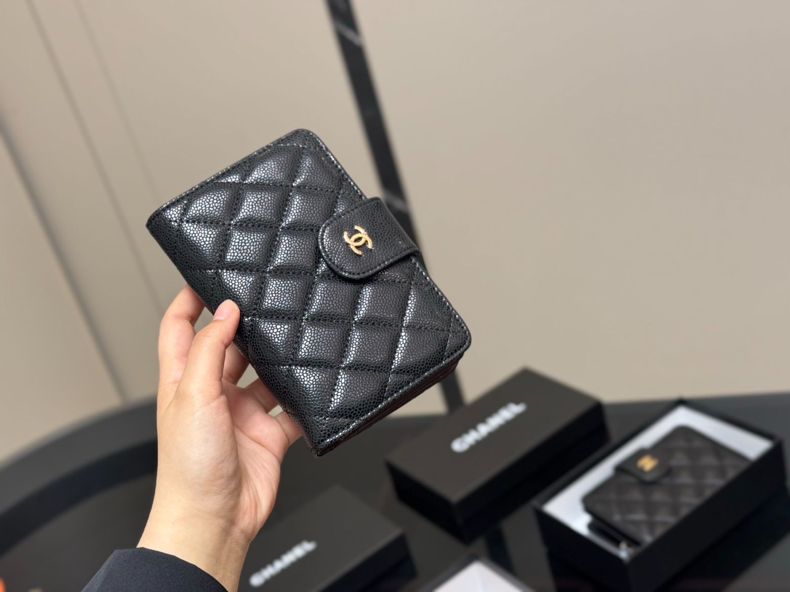 【今日特価】Chanel ショートウォレット（全皮）Elegant Design-WTO輸入