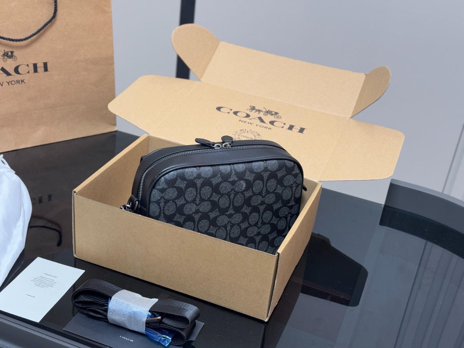 【今日特価】COACH メンズ ポストマンバッグ-WTO輸入1