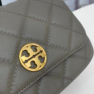 Tory Burch湯麗柏サイプレスチェーン小方形バッグ、リュックサック、手首バッグ、ポーチ、羊革ファッション菱格手提げショルダーバッグ-WTO輸入