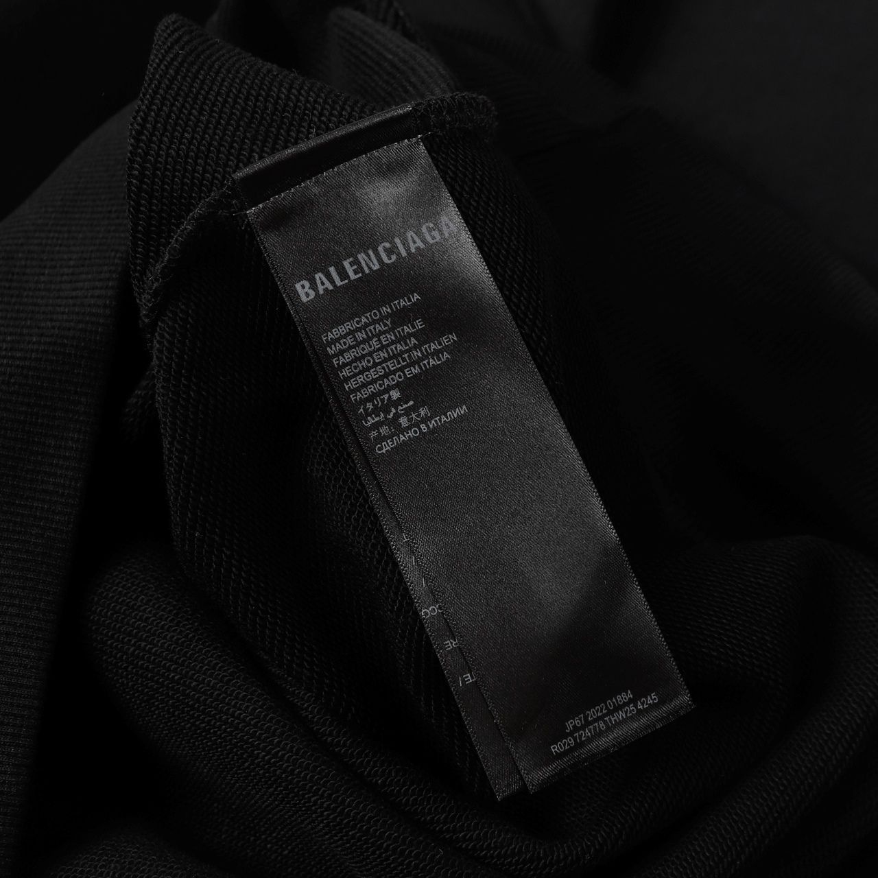 Balenciaga パリセーガ ロゴプリント スウェットシャツ [本日特価|新品未使用品]-WT0輸入